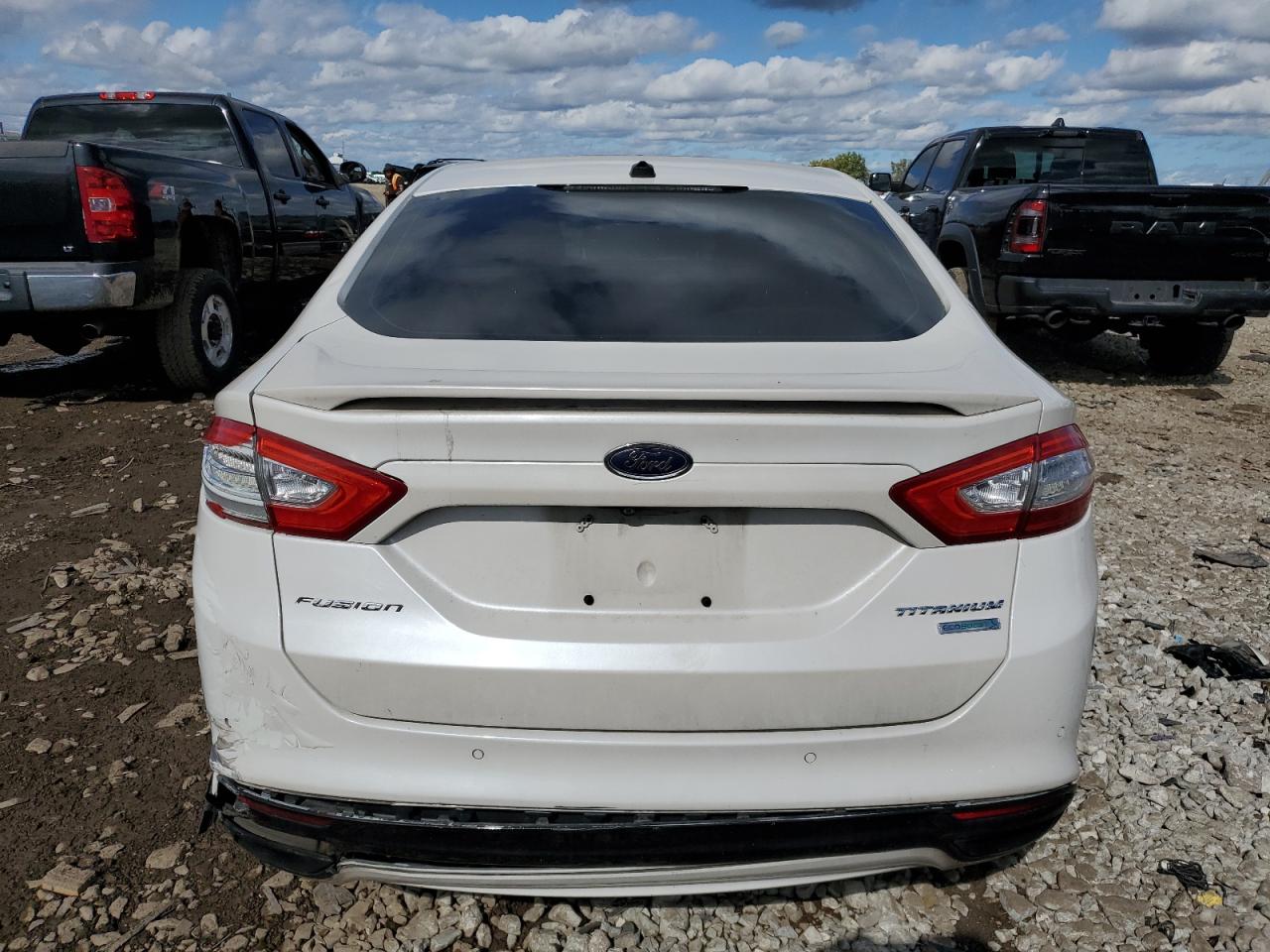 2013 Ford Fusion Titanium VIN: 3FA6P0K90DR196051 Lot: 85129425
