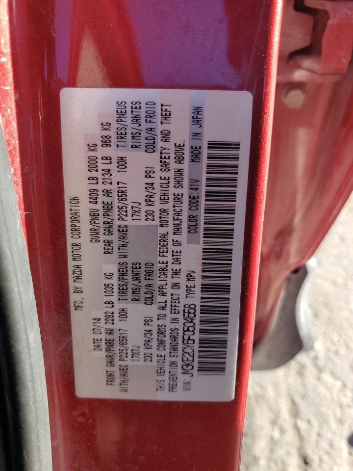 2015 Mazda Cx-5 Touring VIN: JM3KE2CY6F0504558 Lot: 89720205