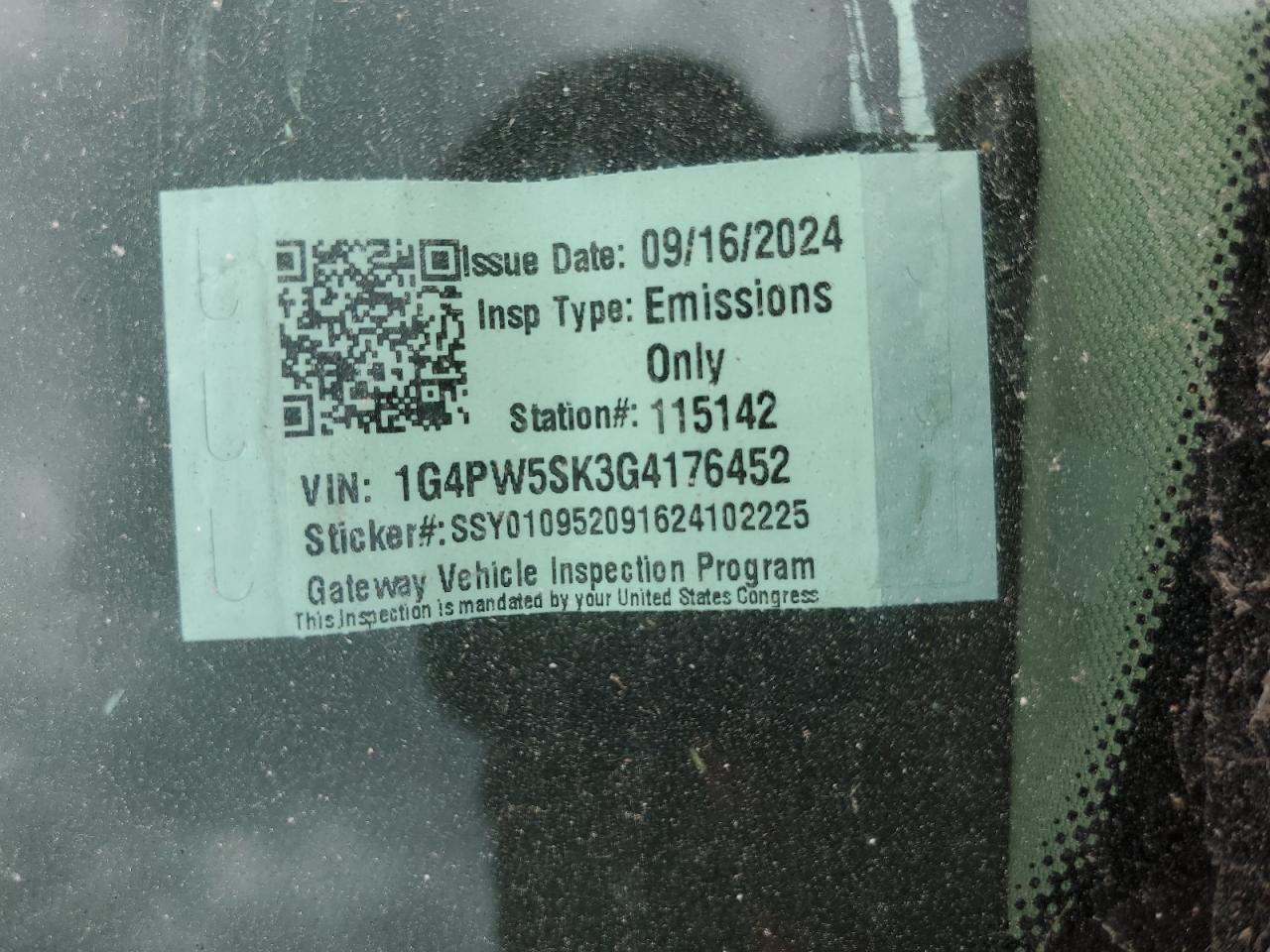 2016 Buick Verano Sport Touring VIN: 1G4PW5SK3G4176452 Lot: 81988965