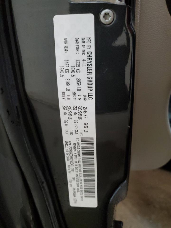 2011 Dodge Grand Caravan Express VIN: 2D4RN4DGXBR731943 Lot: 84037105