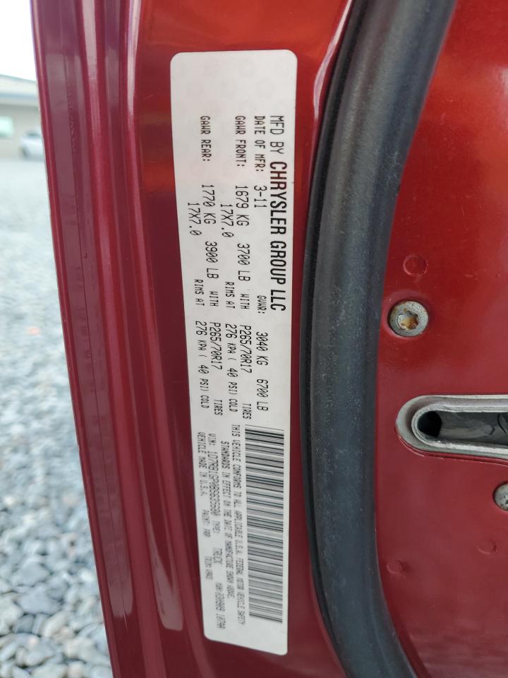 2011 Dodge Ram 1500 VIN: 1D7RB1GP0BS635680 Lot: 82311555