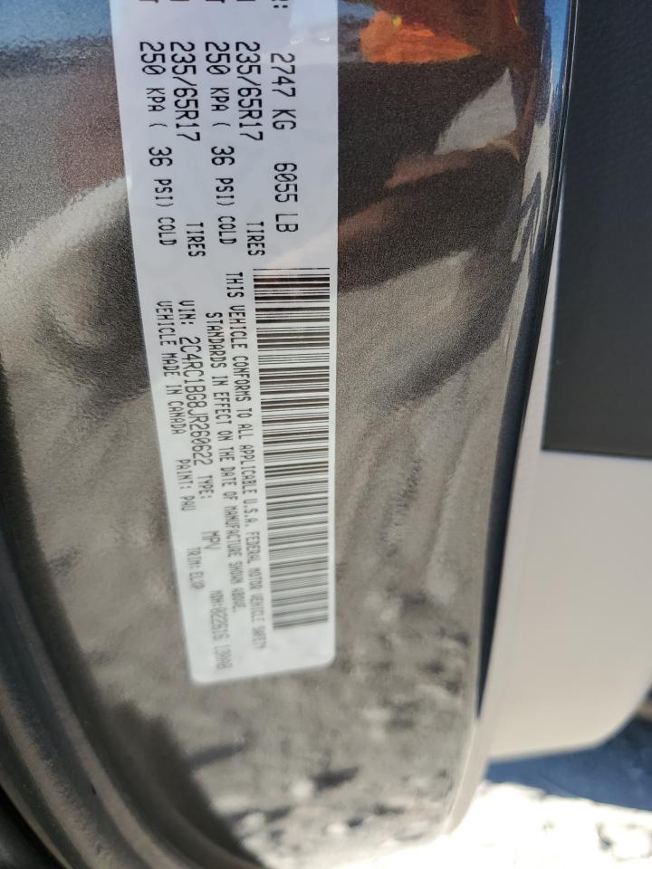 2018 Chrysler Pacifica Touring L VIN: 2C4RC1BG8JR260622 Lot: 82004345