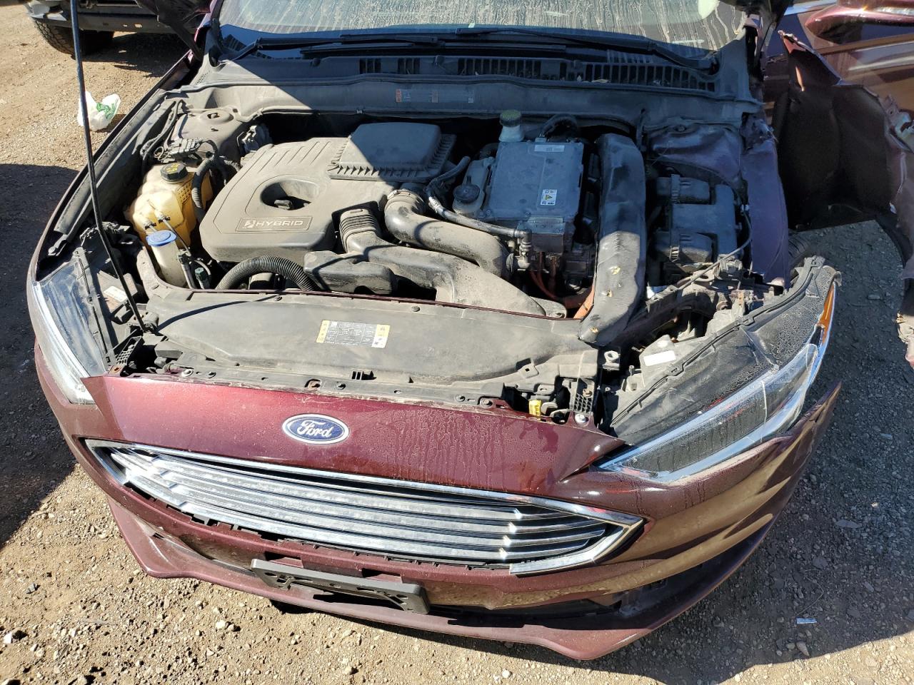 2017 Ford Fusion Titanium Hev VIN: 3FA6P0RU7HR263695 Lot: 82316995