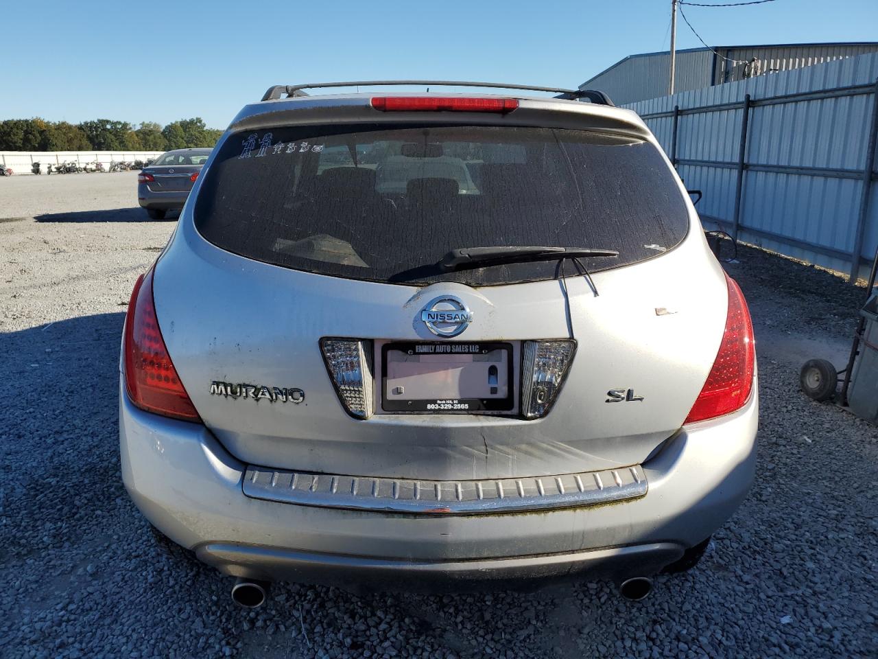 2007 Nissan Murano Sl VIN: JN8AZ08TX7W520520 Lot: 82482355