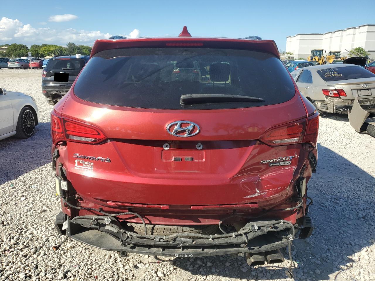 2017 Hyundai Santa Fe Sport VIN: 5XYZWDLA4HG422859 Lot: 87081425