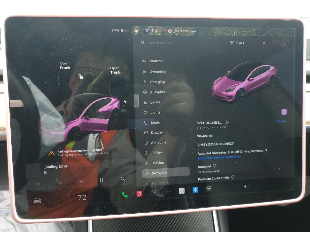 2018 Tesla Model 3 VIN: 5YJ3E1EA0JF026820 Lot: 86669855