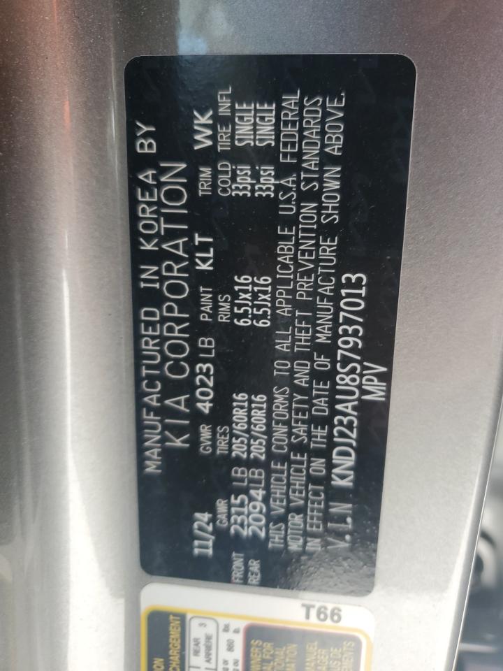 2025 Kia Soul Lx VIN: KNDJ23AU8S7937013 Lot: 85358965