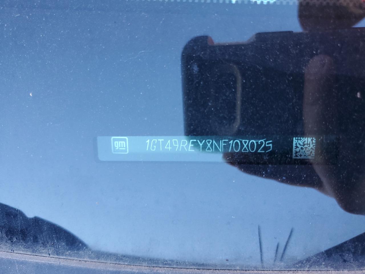 2022 GMC Sierra K2500 Denali VIN: 1GT49REY8NF108025 Lot: 81505305