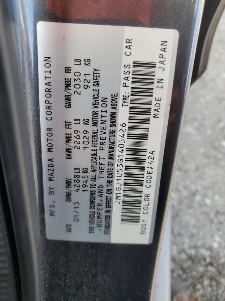 2016 Mazda 6 Sport VIN: JM1GJ1U53G1405426 Lot: 82376335