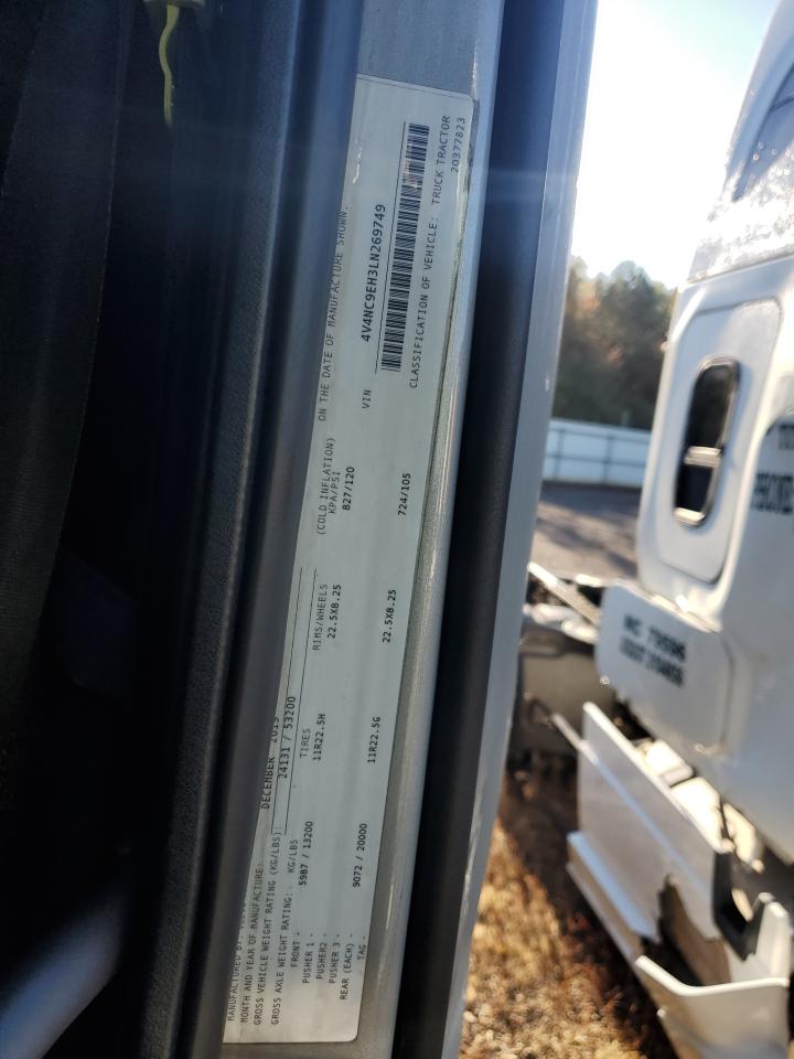 2020 Volvo Vn Vnl - Semi Truck VIN: 4V4NC9EH3LN269749 Lot: 86164255