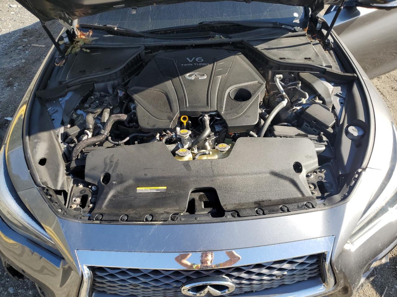 2019 Infiniti Q50 Red Sport 400 VIN: JN1FV7AR6KM801130 Lot: 84594105