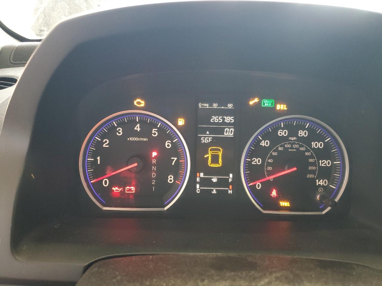 2009 Honda Cr-V Exl VIN: JHLRE48779C014428 Lot: 86820675