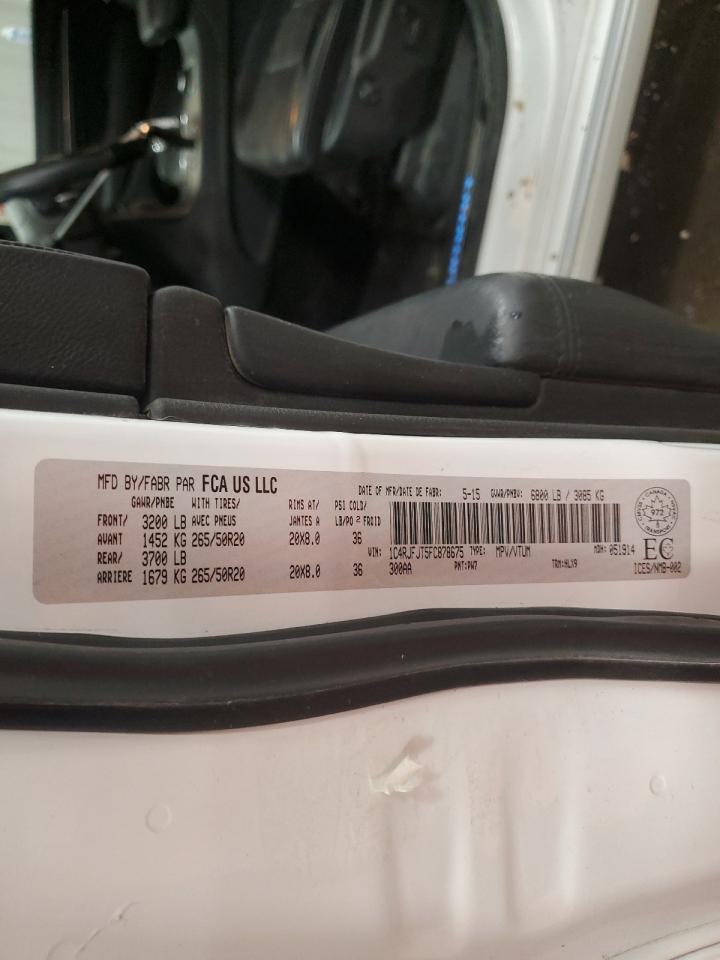 2015 Jeep Grand Cherokee Summit VIN: 1C4RJFJT5FC878675 Lot: 81027065