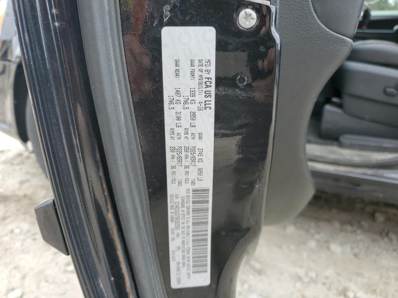 2016 Dodge Grand Caravan R/T VIN: 2C4RDGEG7GR352583 Lot: 90637295