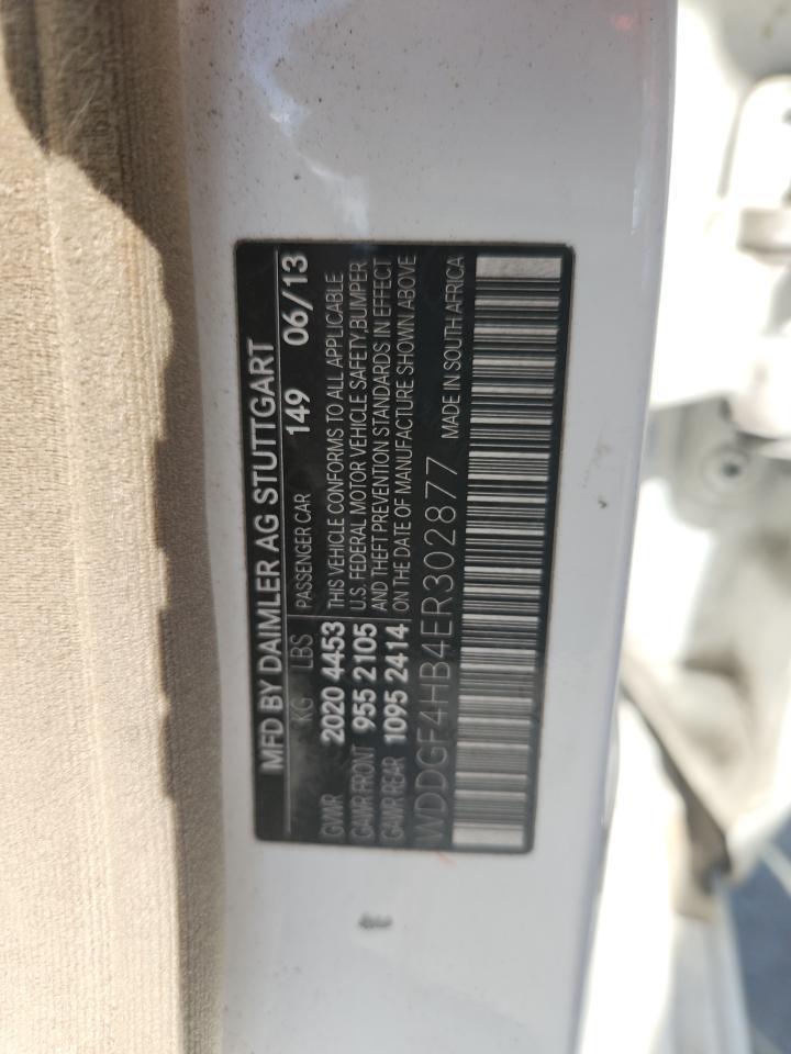 2014 Mercedes-Benz C 250 VIN: WDDGF4HB4ER302877 Lot: 82401525