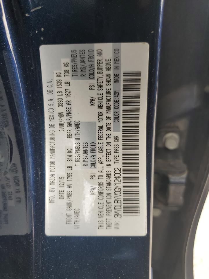 2016 Toyota Yaris VIN: 3MYDLBYV0GY124002 Lot: 85267795