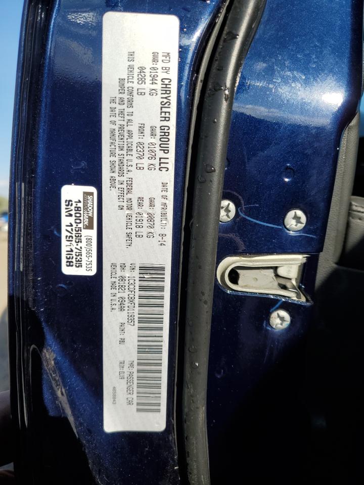 2015 Dodge Dart Limited VIN: 1C3CDFCBXFD119357 Lot: 85270045