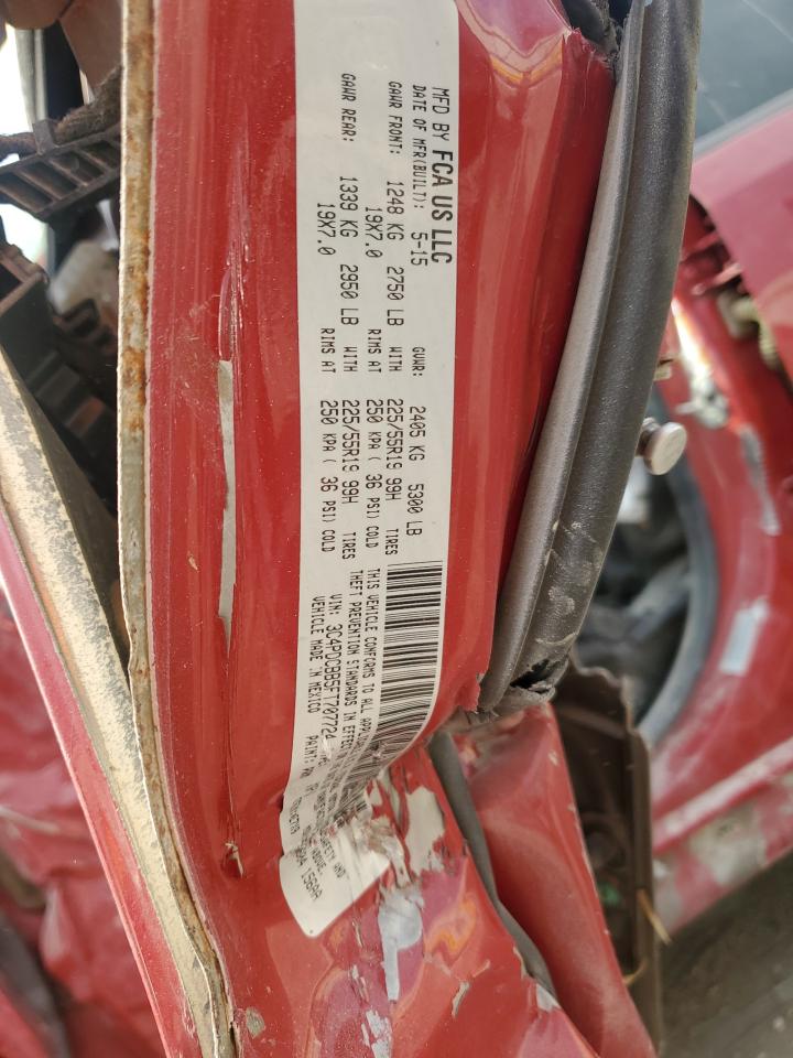 2015 Dodge Journey Sxt VIN: 3C4PDCBB5FT707724 Lot: 82181195