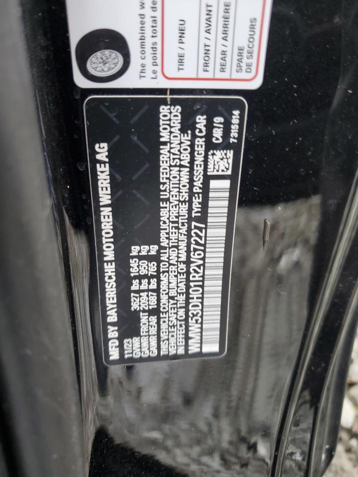 2024 Mini Cooper S VIN: WMW53DH01R2V67227 Lot: 91121055