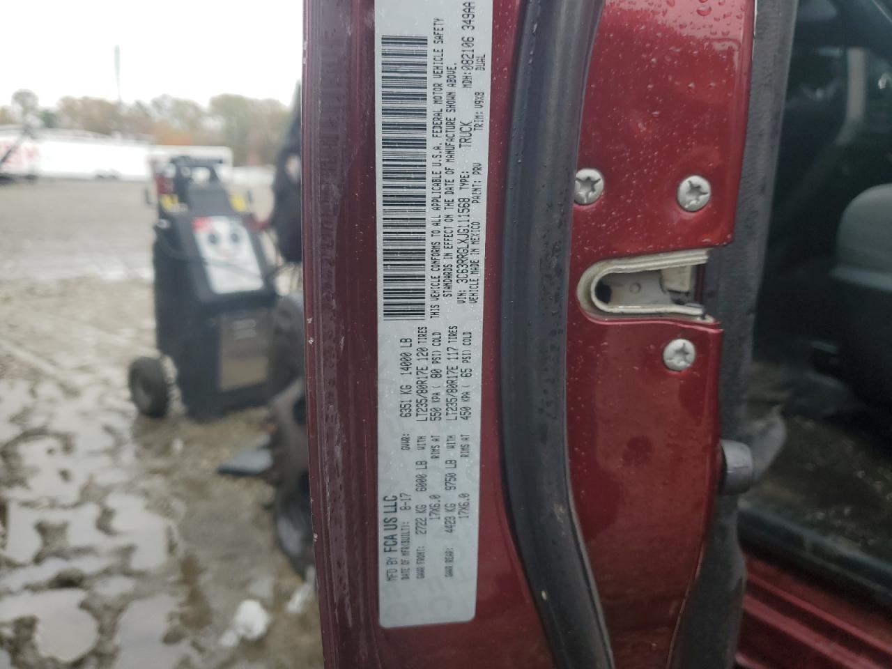 2018 Ram 3500 St VIN: 3C63RRGLXJG111568 Lot: 90661795