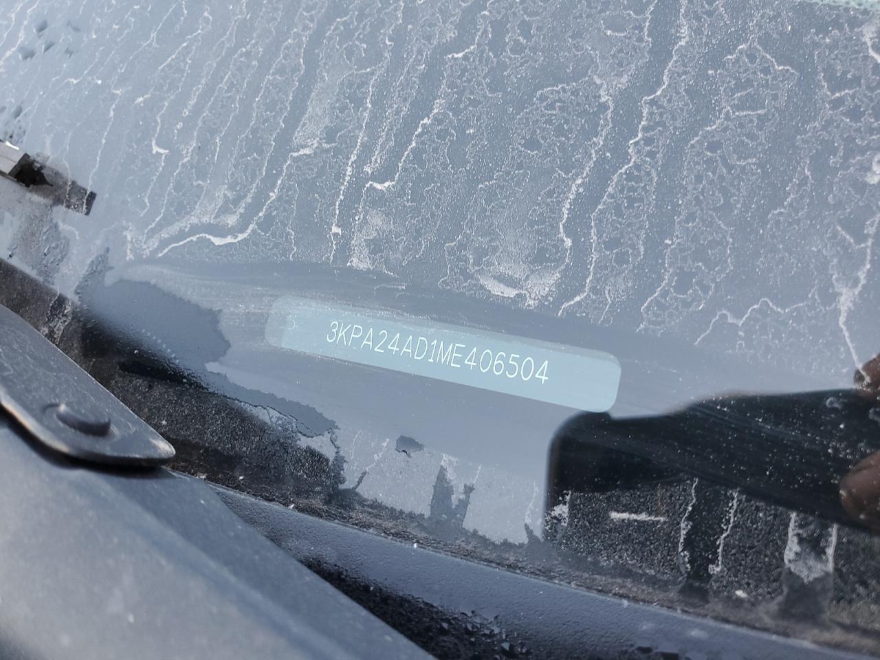 2021 Kia Rio Lx VIN: 3KPA24AD1ME406504 Lot: 89539615