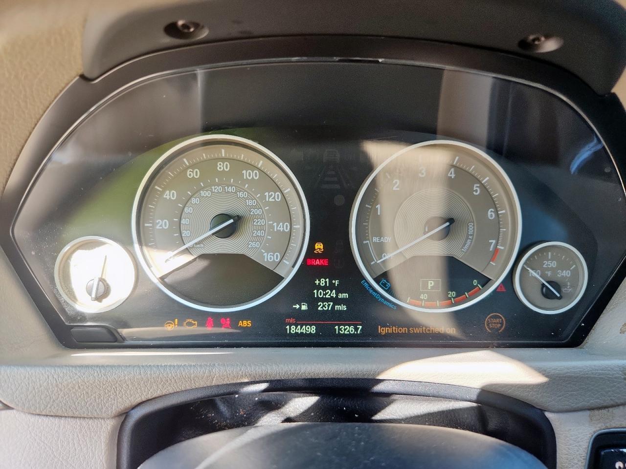 2013 BMW 328 I VIN: WBA3A5G59DNP25000 Lot: 82356425