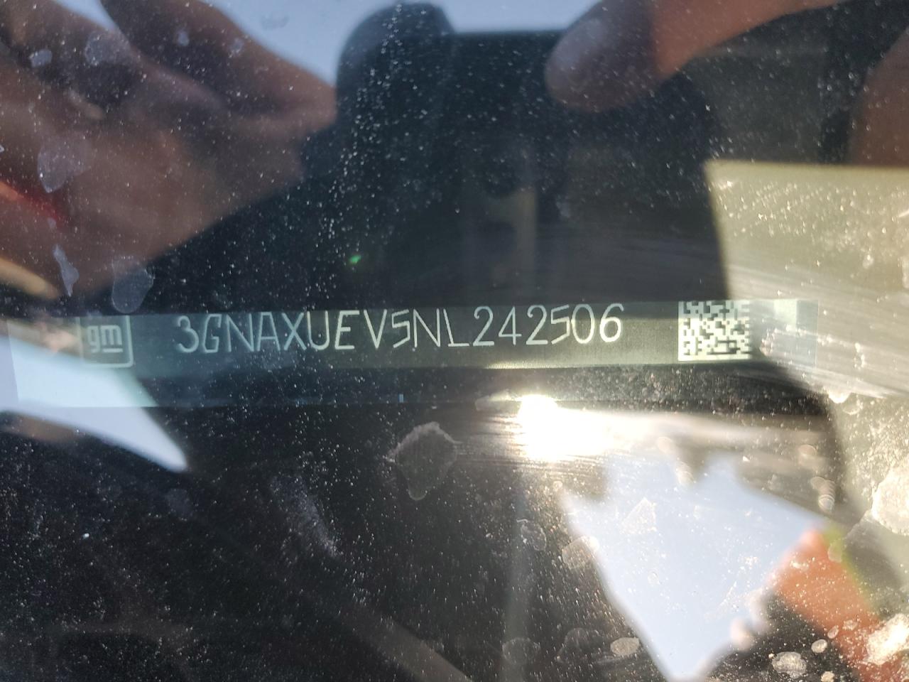 2022 Chevrolet Equinox Lt VIN: 3GNAXUEV5NL242506 Lot: 85497435