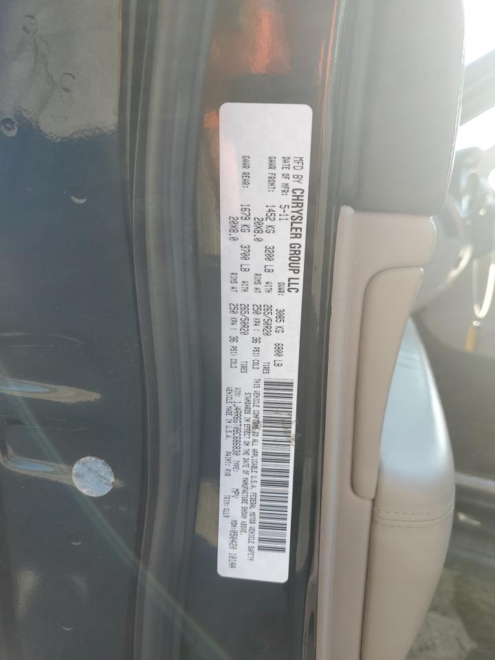 2011 Jeep Grand Cherokee Overland VIN: 1J4RR6GT0BC686830 Lot: 81953305