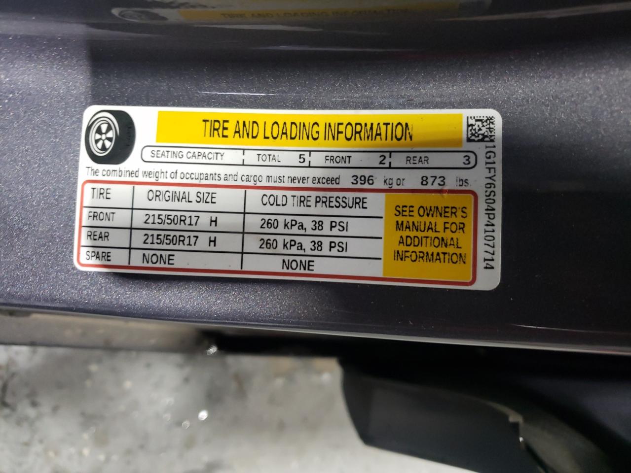 2023 Chevrolet Bolt Euv Lt VIN: 1G1FY6S04P4107714 Lot: 90047445