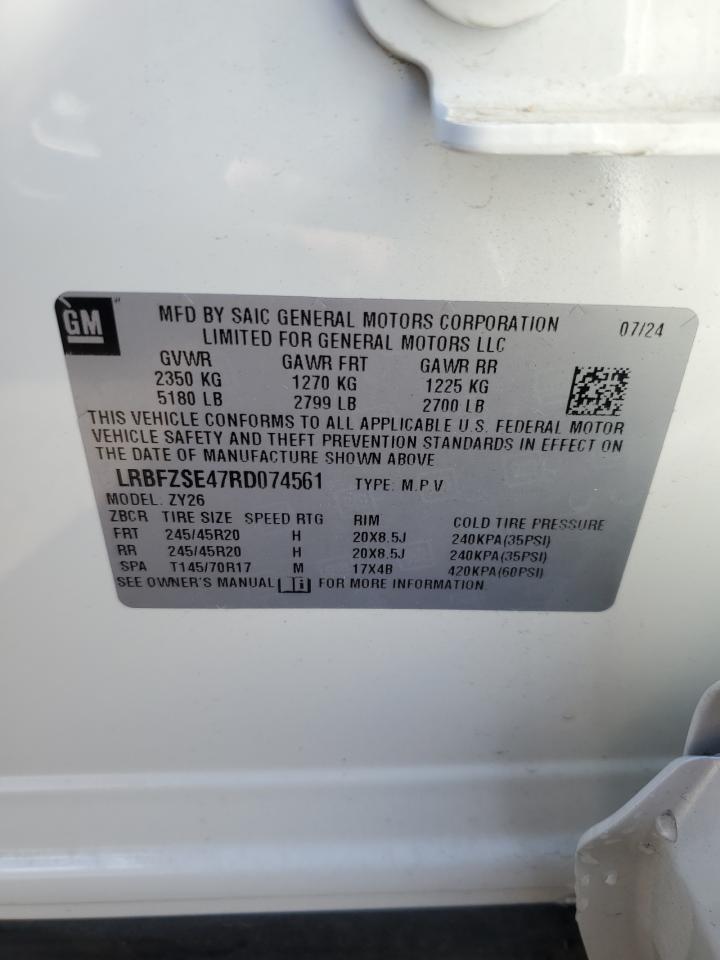 2024 Buick Envision Avenir VIN: LRBFZSE47RD074561 Lot: 86528735