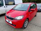 2015 SKODA CITIGO 1.0 MPI SE 5DR for sale at Copart WHITBURN