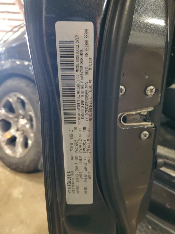 2017 Ram 1500 Laramie VIN: 1C6RR7NT5HS786085 Lot: 90003875