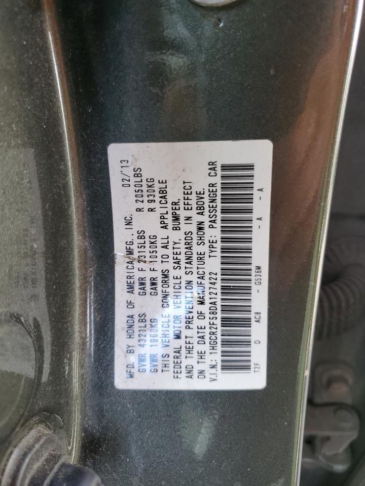 2013 Honda Accord Sport VIN: 1HGCR2F58DA127422 Lot: 85765945
