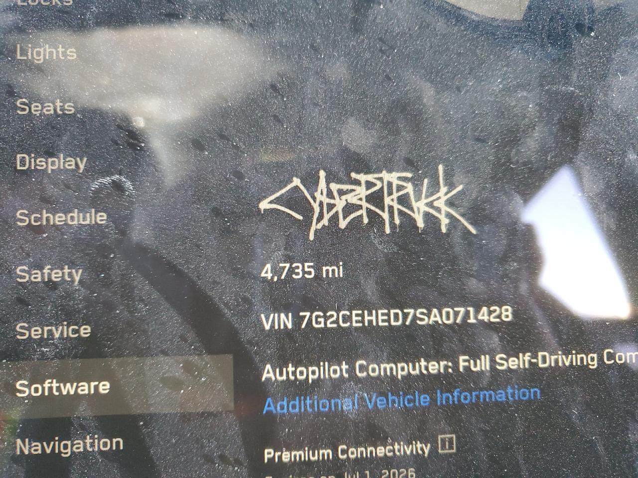 2025 Tesla Cybertruck VIN: 7G2CEHED7SA071428 Lot: 86449095