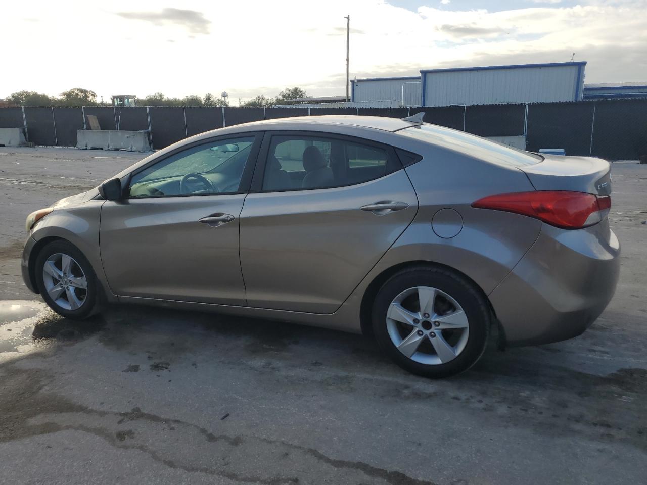 2013 Hyundai Elantra Gls grey sedan gas 5NPDH4AEXDH333309 photo #3