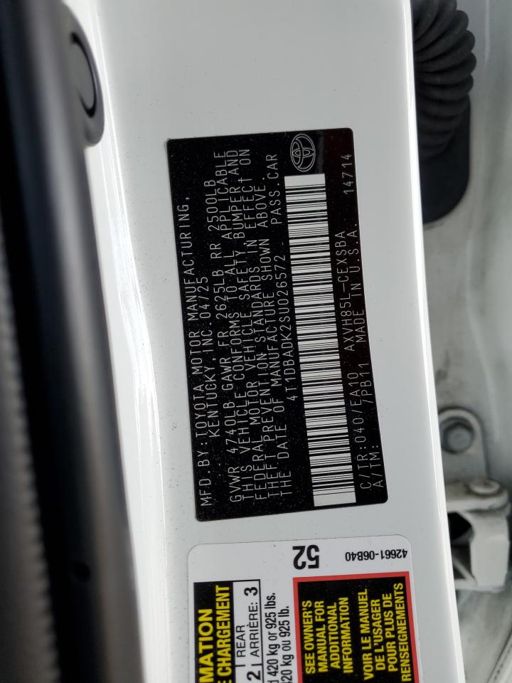 2025 Toyota Camry Xse VIN: 4T1DBADK2SU026572 Lot: 82466665