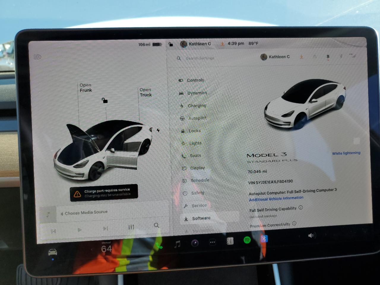 2020 Tesla Model 3 VIN: 5YJ3E1EA1LF804190 Lot: 85922245