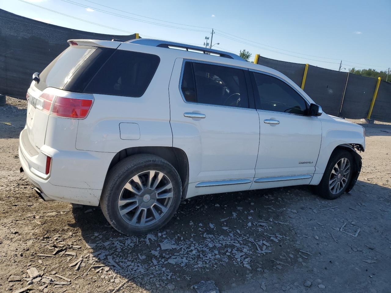2017 GMC Terrain Denali white suv gas 2GKFLVE35H6317684 photo #4