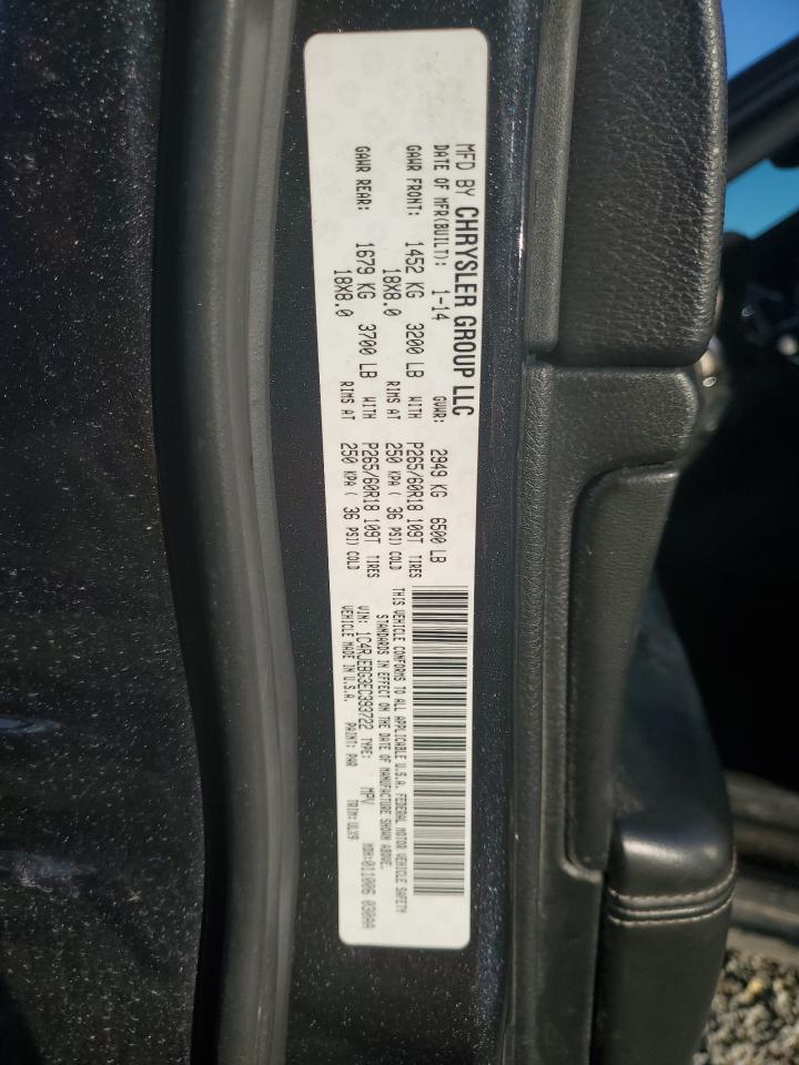 2014 Jeep Grand Cherokee Limited VIN: 1C4RJEBG3EC393722 Lot: 85825375