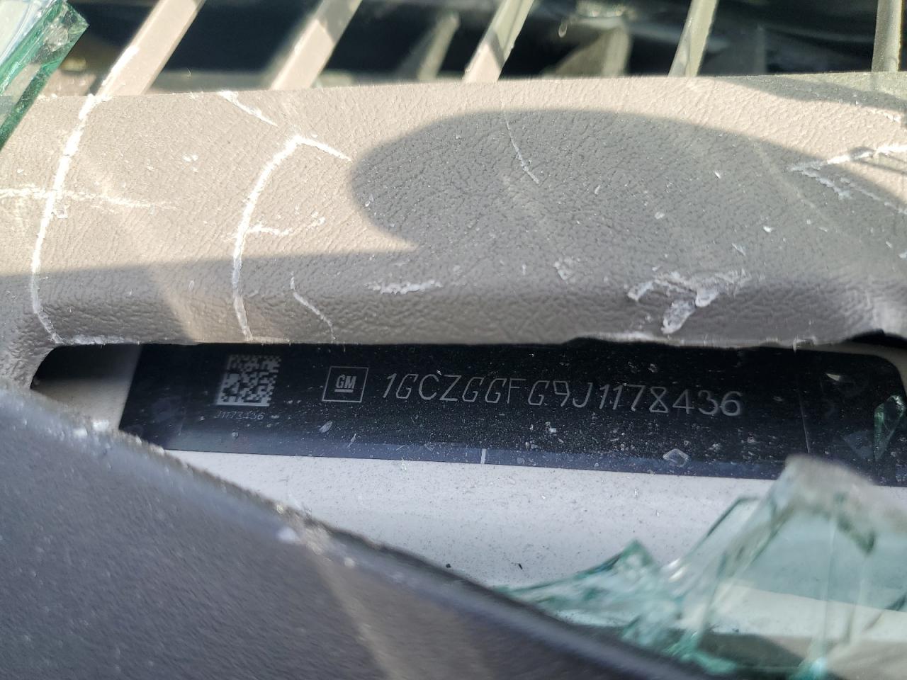 2018 Chevrolet Express G3500 VIN: 1GCZGGFG9J1178436 Lot: 84873305