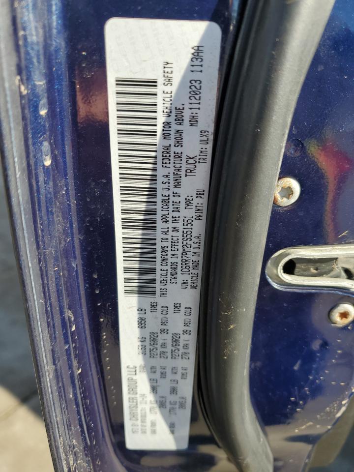 2015 Ram 1500 Longhorn VIN: 1C6RR7PM2FS551551 Lot: 87272175