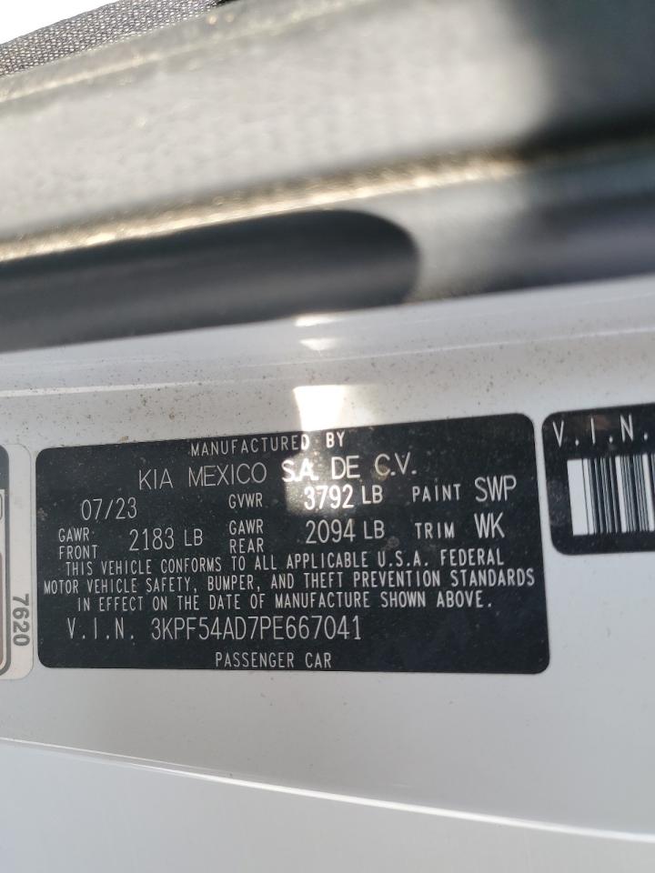 2023 Kia Forte Gt Line VIN: 3KPF54AD7PE667041 Lot: 81989635