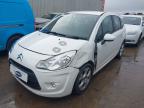 2012 CITROEN C3 WHITE  for sale at Copart PETERLEE