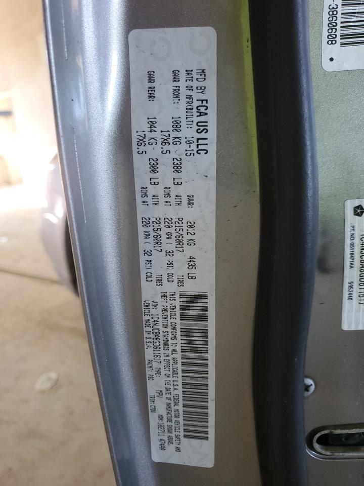 2016 Jeep Compass Sport VIN: 1C4NJCBA8GD611617 Lot: 82331655