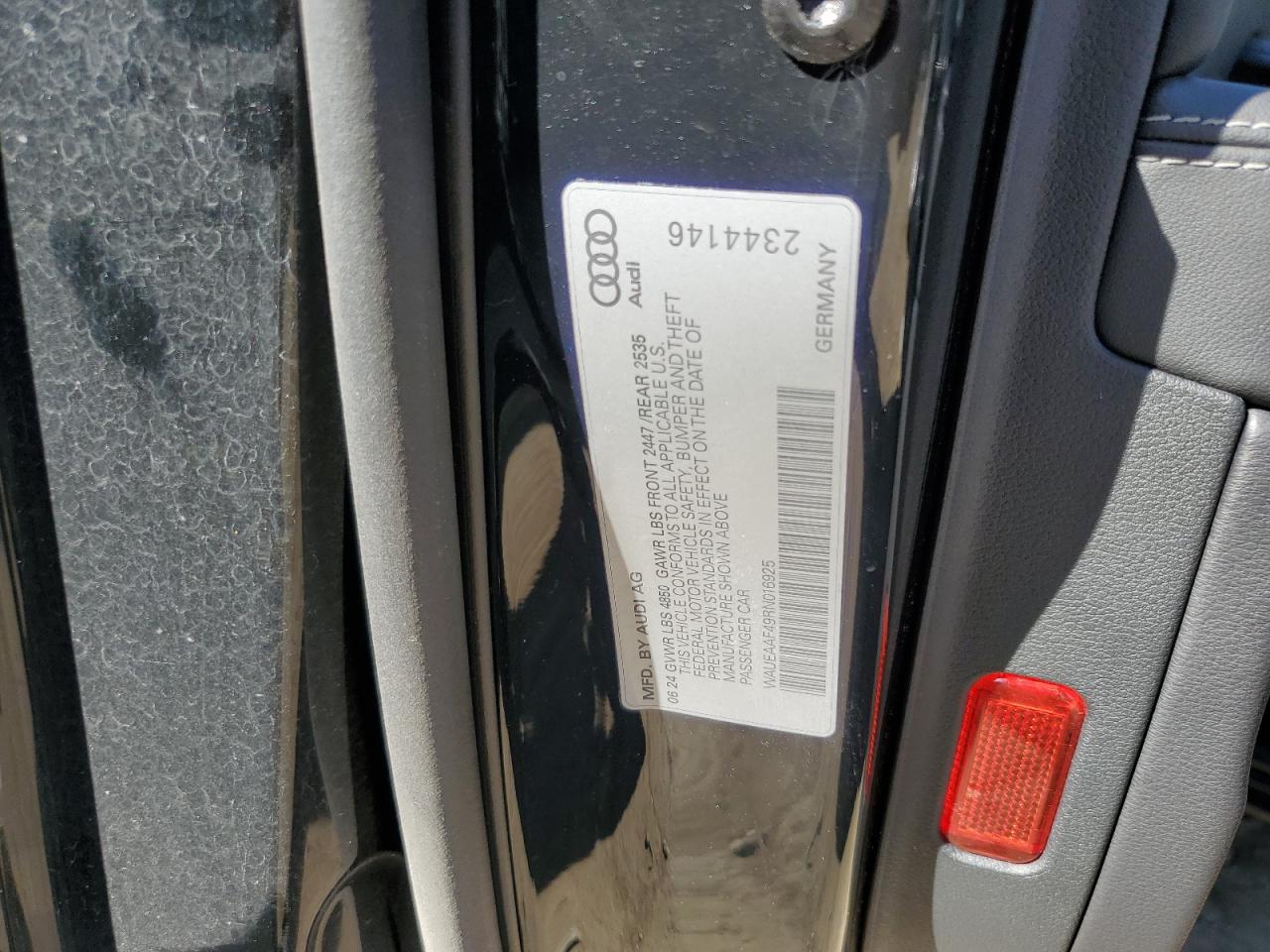 2024 Audi A4 Premium Plus 45 VIN: WAUEAAF49RN016925 Lot: 85337465