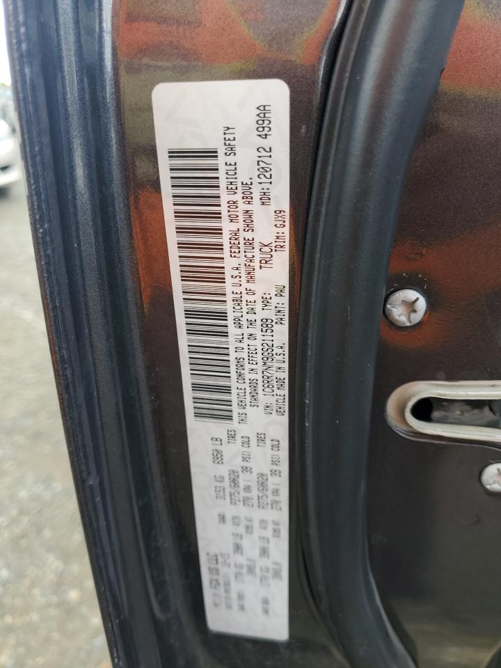 2016 Ram 1500 Laramie VIN: 1C6RR7NM9GS211589 Lot: 86789465