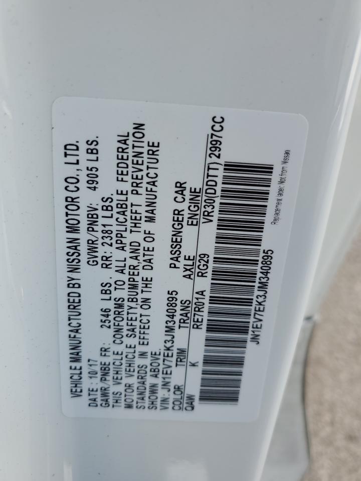 2018 Infiniti Q60 Luxe 300 VIN: JN1EV7EK3JM340895 Lot: 87425465