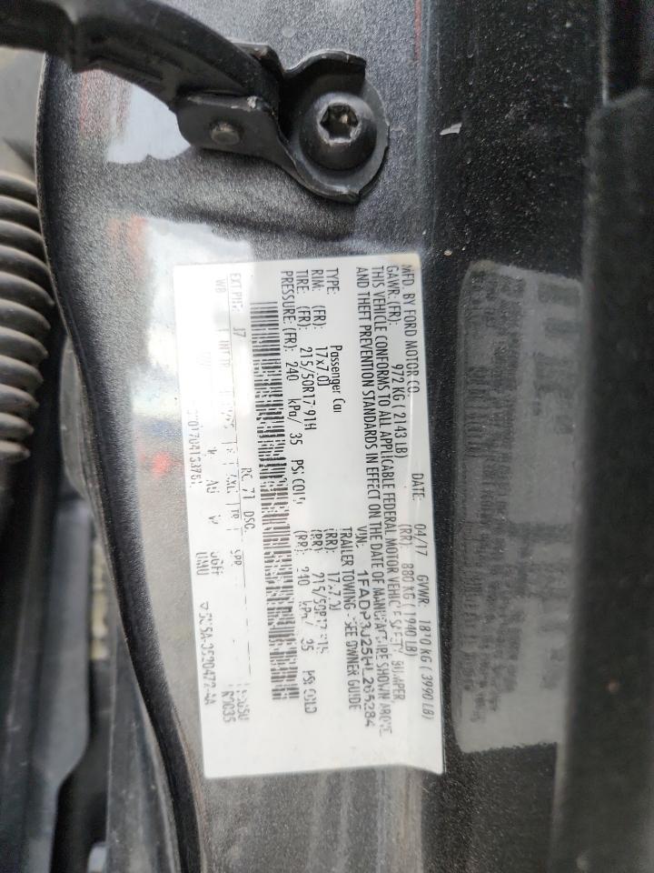 2017 Ford Focus Titanium VIN: 1FADP3J25HL265284 Lot: 86190865