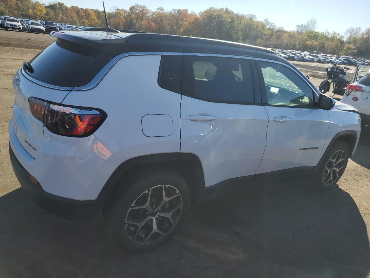 2025 Jeep Compass Limited white  gas 3C4NJDCN6ST509596 photo #4