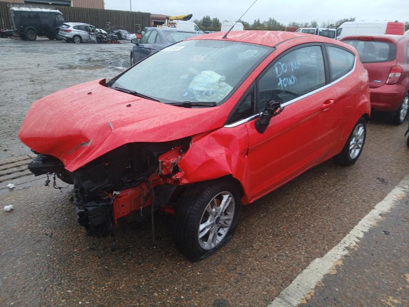 2015 FORD FIESTA 1.25 82 ZETEC 3DR for sale at Copart SANDWICH